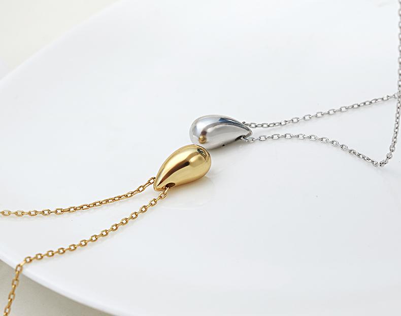 Spring Waterdrop Necklace (Silver)