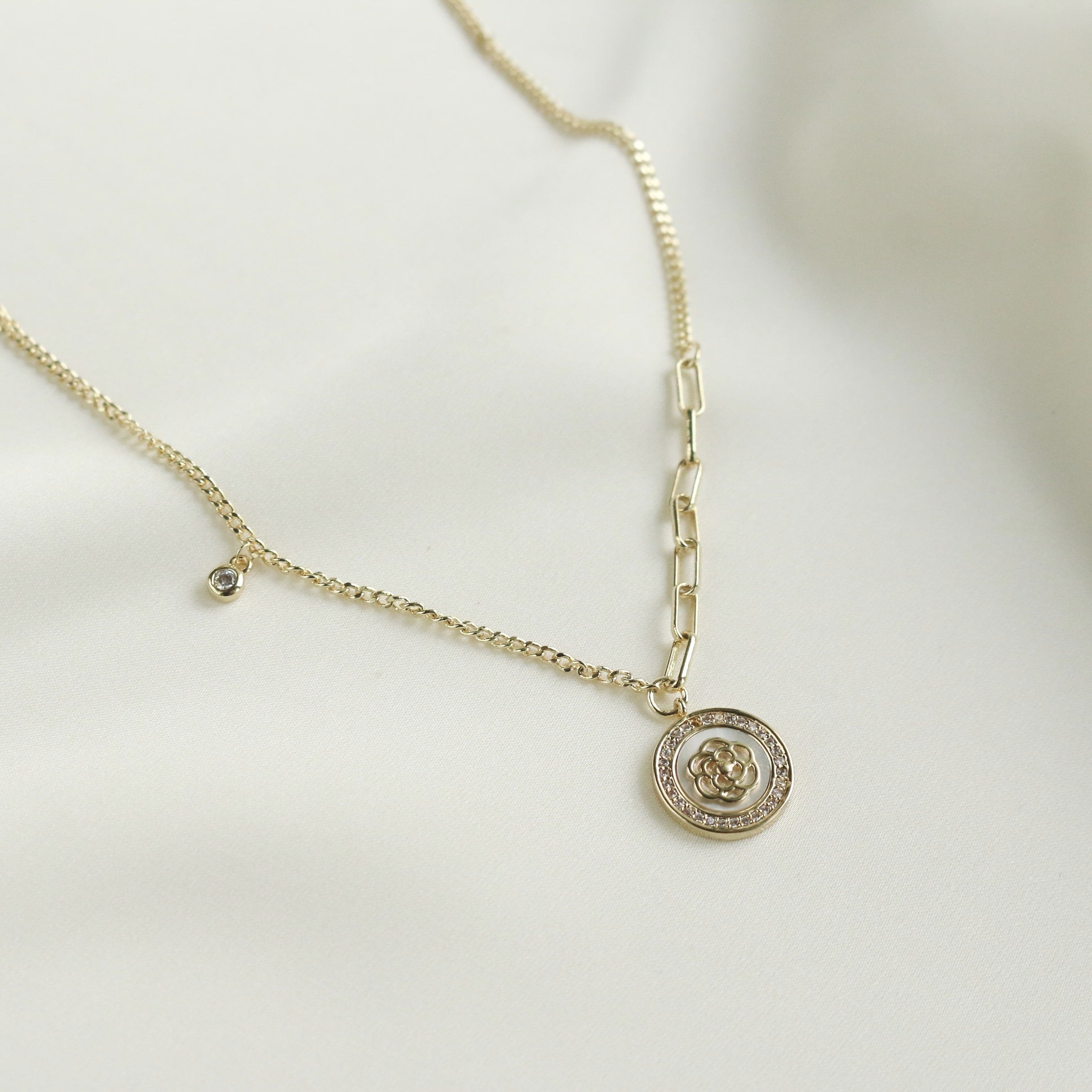 Secret Camellia Necklace