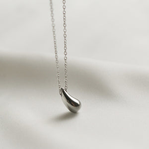 Spring Waterdrop Necklace (Silver)